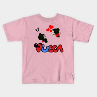 Pucca in love with Garu Kids T-Shirt